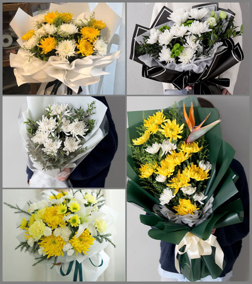 四川成都简阳市五指乡白事花束代送